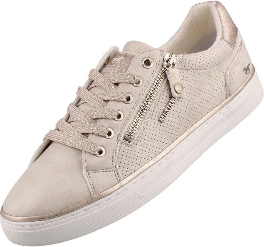 Mustang Lage Sneakers 26M0032006-CREAM
