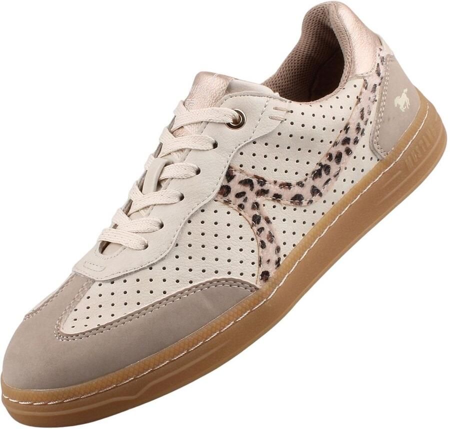 Mustang Dames Sneaker Beige Wit
