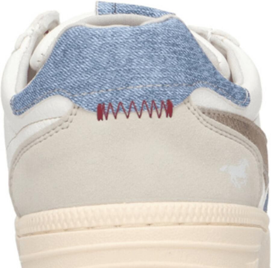 Mustang Shoes Sneakers retro sneaker veterschoen in mooie kleurencombinatie