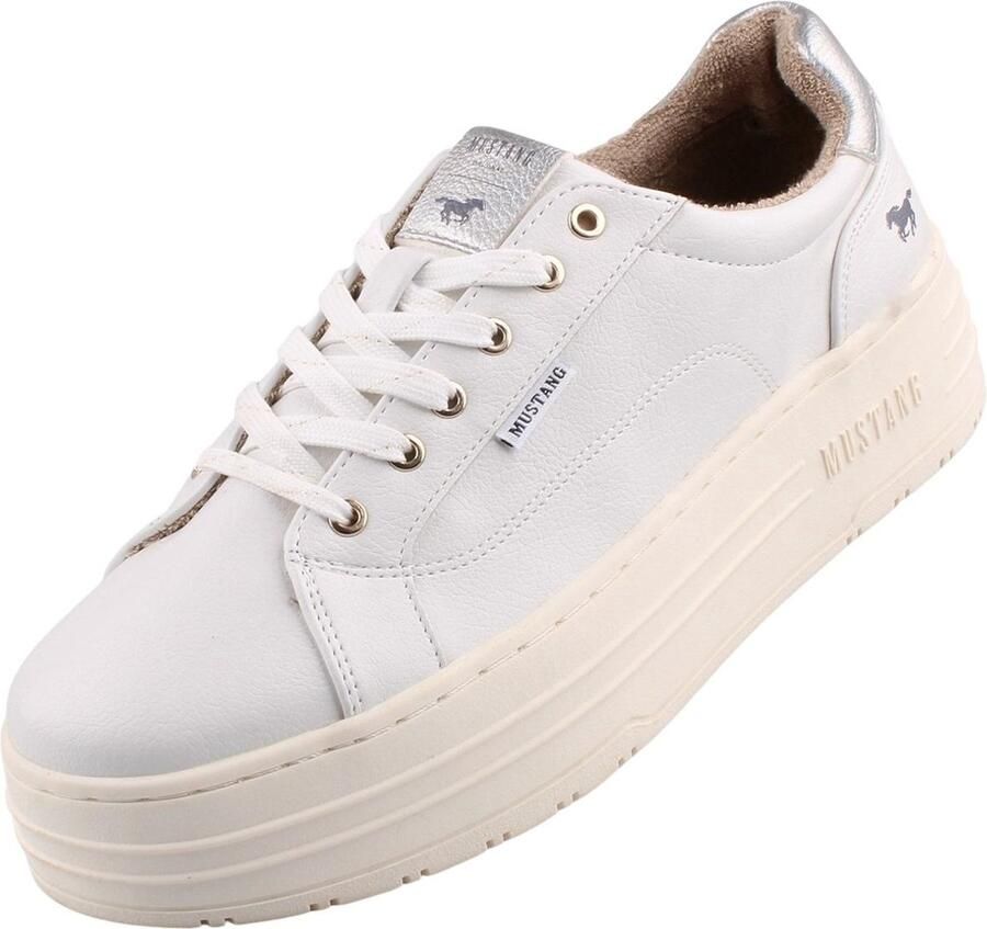 Mustang dames sportschoenen wit