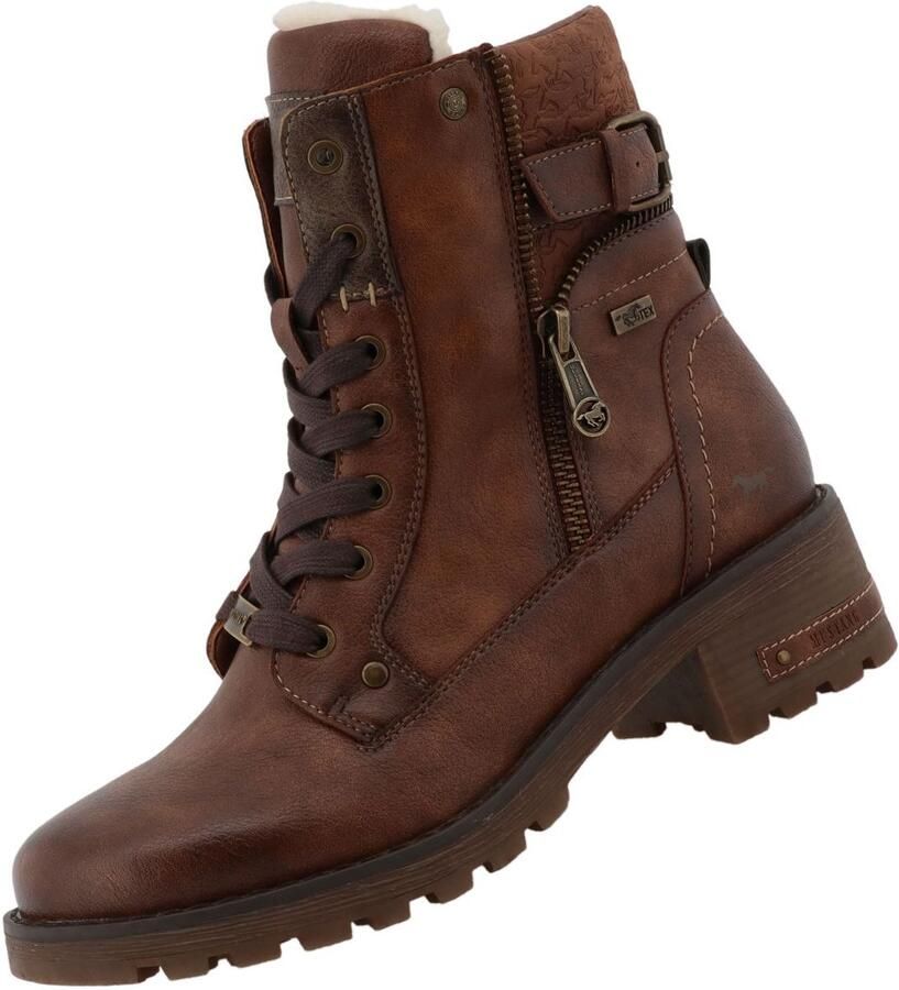 Mustang Shoes Winterlaarsjes Haukea Winterlaarsje laarzen met binnenrits