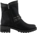 Mustang dames Tex-enkellaarsjes gevoerd zwart 15M0082002-black - Zwart