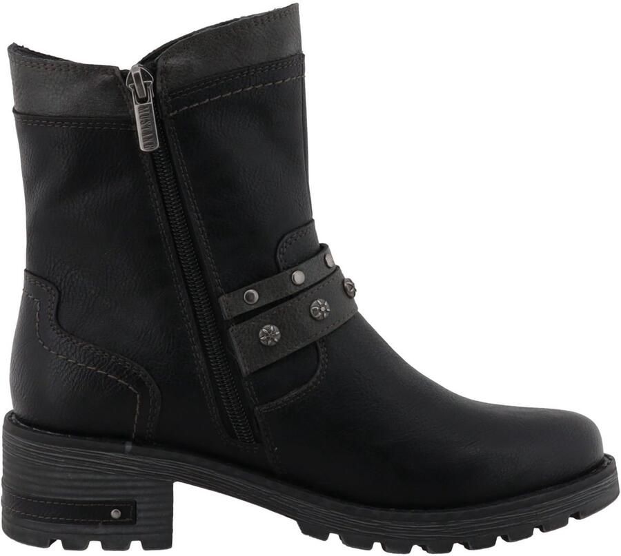 Mustang dames Tex-enkellaarsjes gevoerd zwart 15M0082002-black