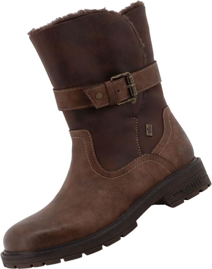 Mustang dames TEX laarzen bruin gevoerd