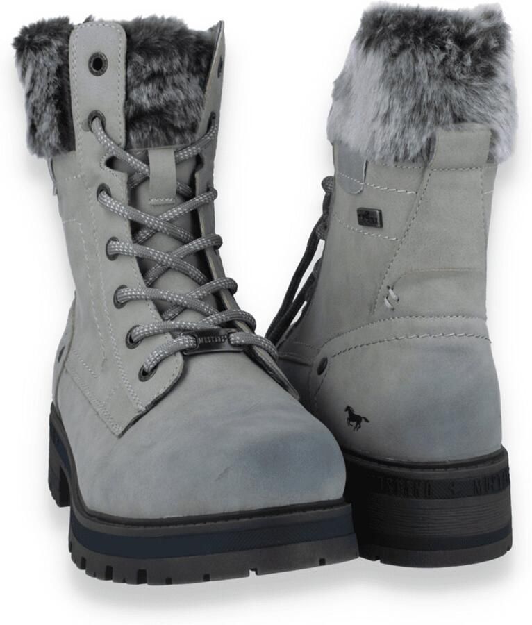 Mustang Shoes Winterlaarsjes Darleen Winterboots met imitatiebontkraag