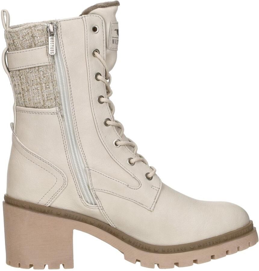Mustang dames veterboot Off White