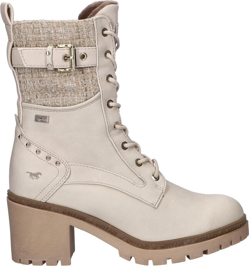 Mustang dames veterboot Off White