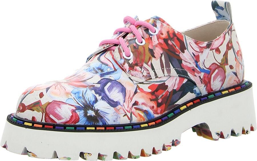 Mustang dames veterschoenen wit