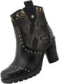 Mustang damesenkellaarsjes zwart 15M0162012 black-multi - Zwart