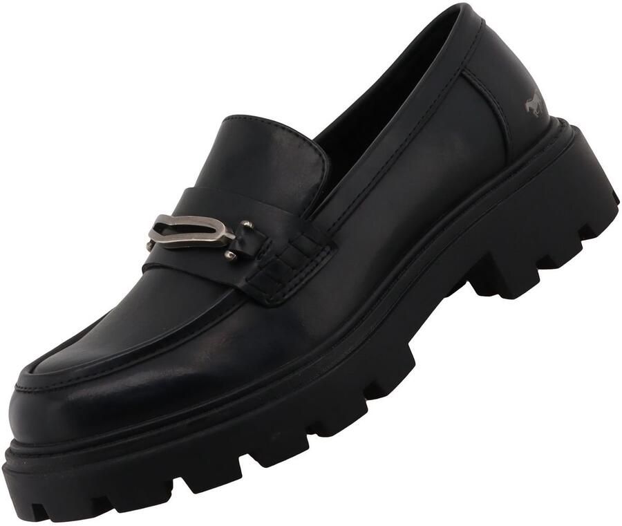 Mustang damesmoccasin zwart 36M0032001-black