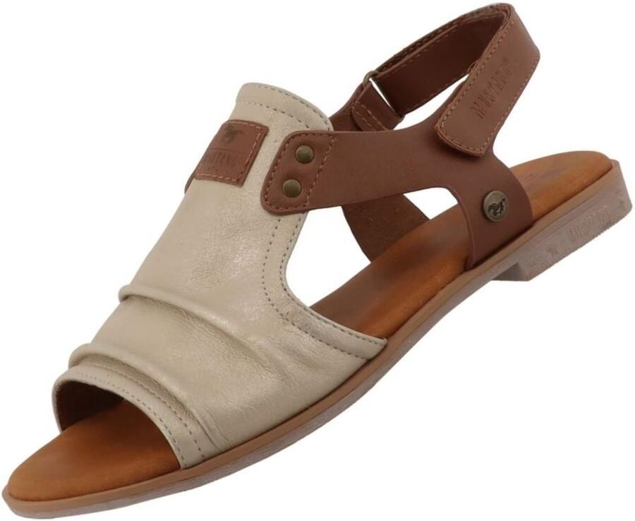 Mustang damessandaal beige bruin