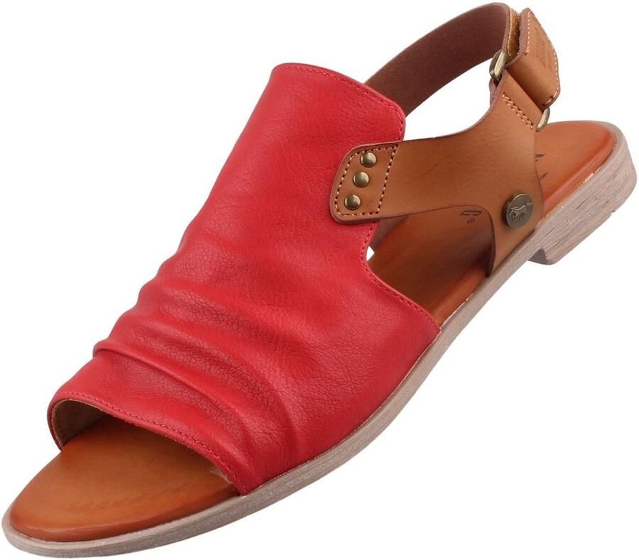 Mustang Shoes Sandalen zomerschoen sandaal blokhak met klittenbandsluiting