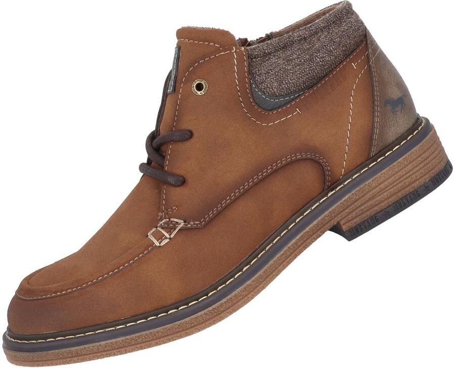 Mustang heren enkellaarsjes bruin 36M0071002-rust