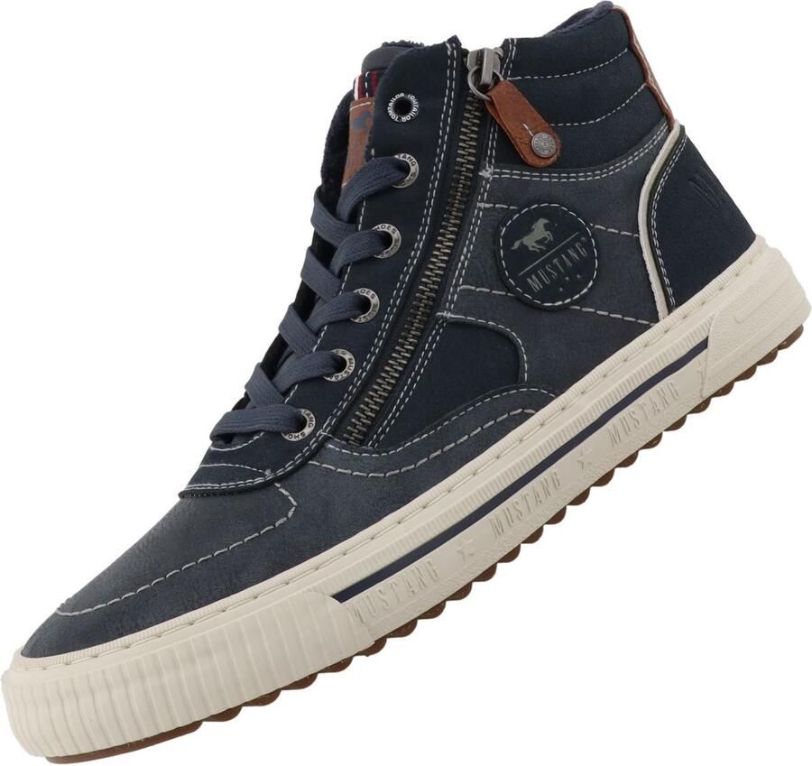 Mustang Shoes Sneakers Masha High top sneaker veterboots met ritssluiting