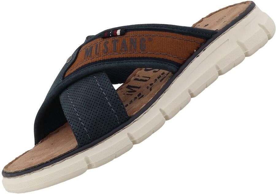 Mustang heren muiltjes blauw