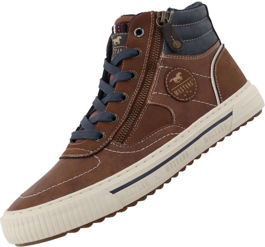 Mustang Shoes Sneakers Masha High top sneaker veterboots met ritssluiting