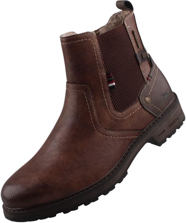 Mustang heren Tex laarzen bruin gevoerd