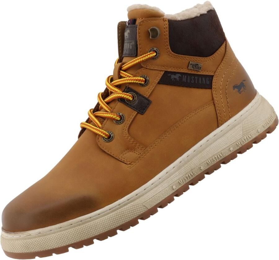 Mustang heren Tex-laarzen gevoerd lichtbruin 15M011100300-camel