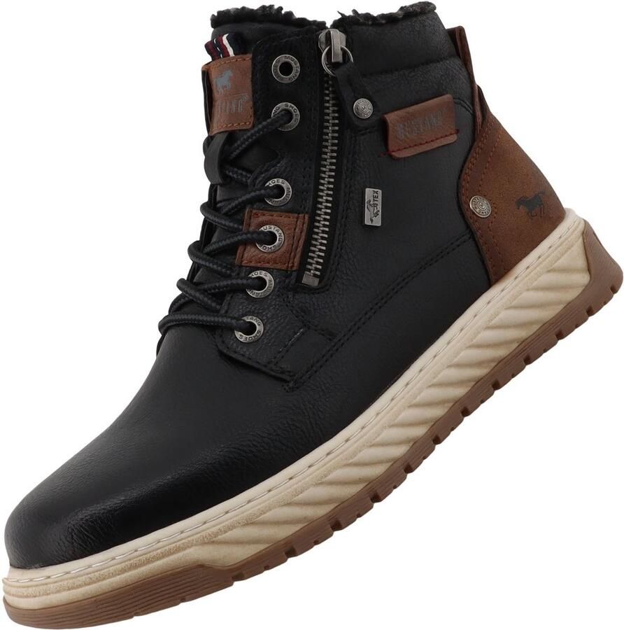 Mustang heren Tex-laarzen gevoerd zwart 36M0011001-black