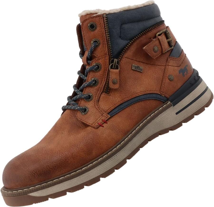 Mustang Shoes Winterlaarzen Maril Workerboots veterlaarzen met TEX-uitrusting