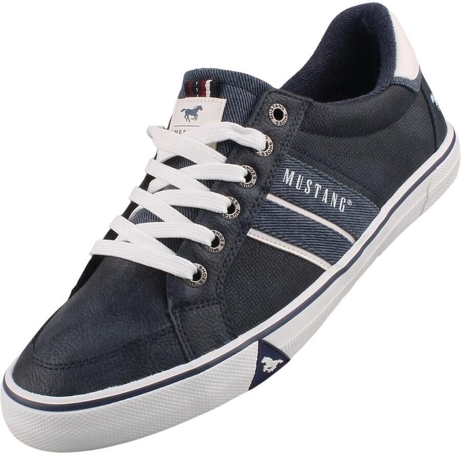 Mustang herensneaker blauw 26M0191001-navy