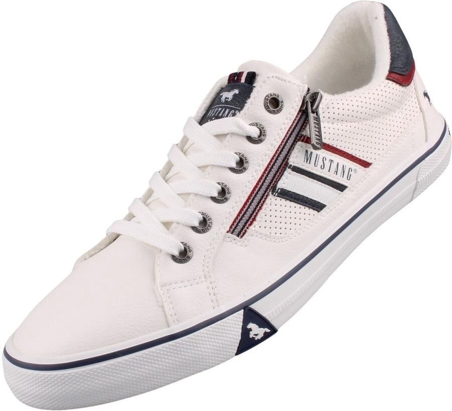 Mustang herensneaker wit 26M0191003-white