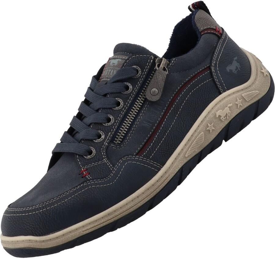 Mustang Shoes Sneakers Benedetto Veterchoen lage schoen met ritssluiting