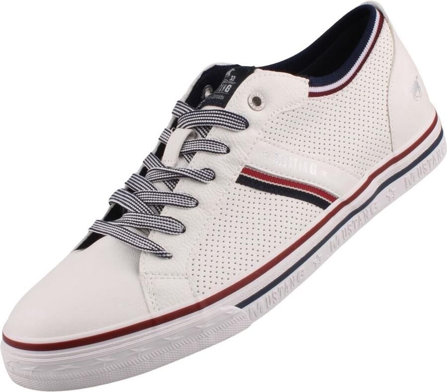 Mustang herentrainers wit