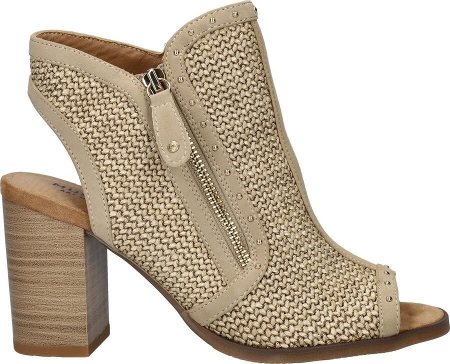 Mustang Sandalen Hak Sandalen Hak beige