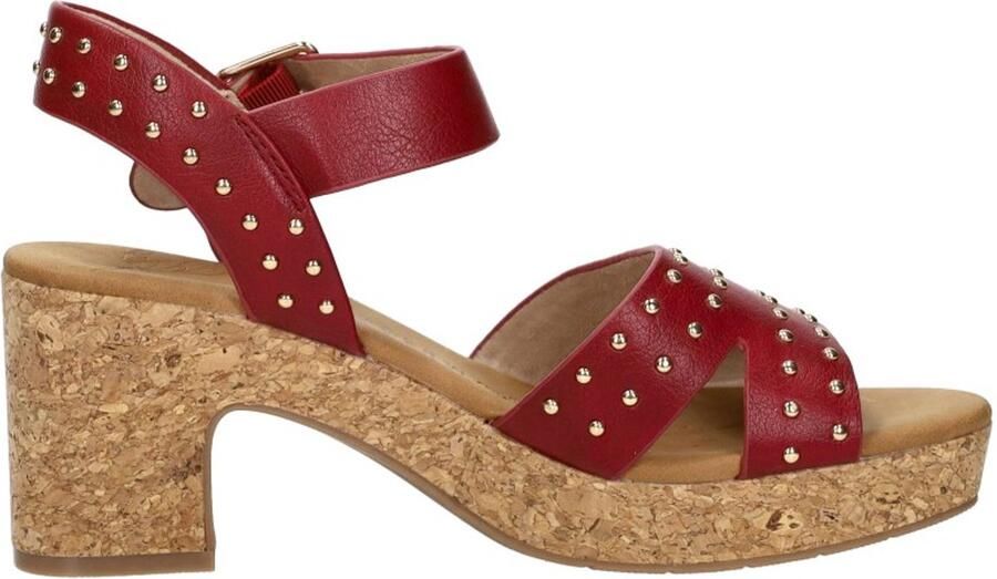 Mustang Sandalen Hak Sandalen Hak Bordeaux