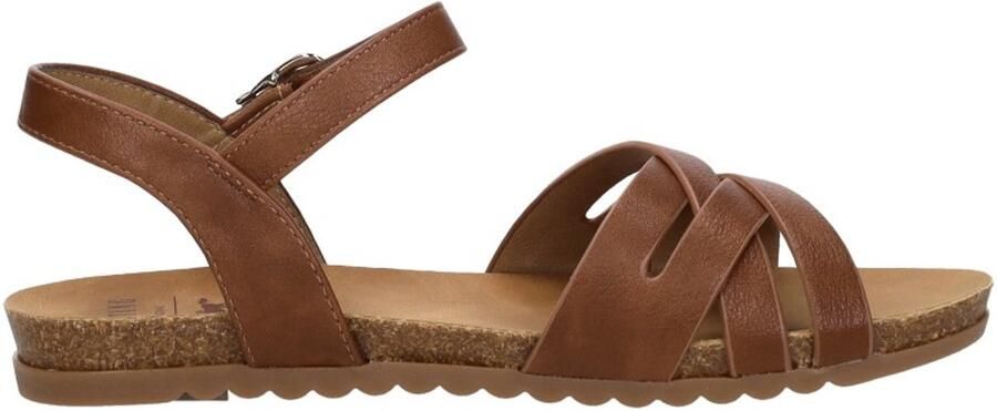 Mustang Sandalen Plat Sandalen Plat Cognac - Foto 3