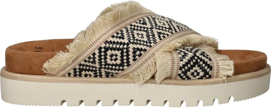 Mustang Slippers Dames Beige