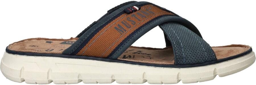 Mustang Slippers Heren Blauw - Foto 2