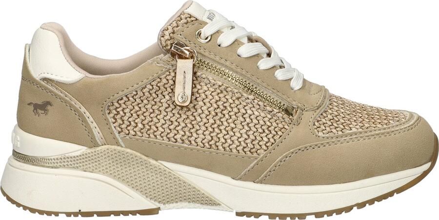 MUSTANG Sneakers laag 'Sneakers Laag' beige