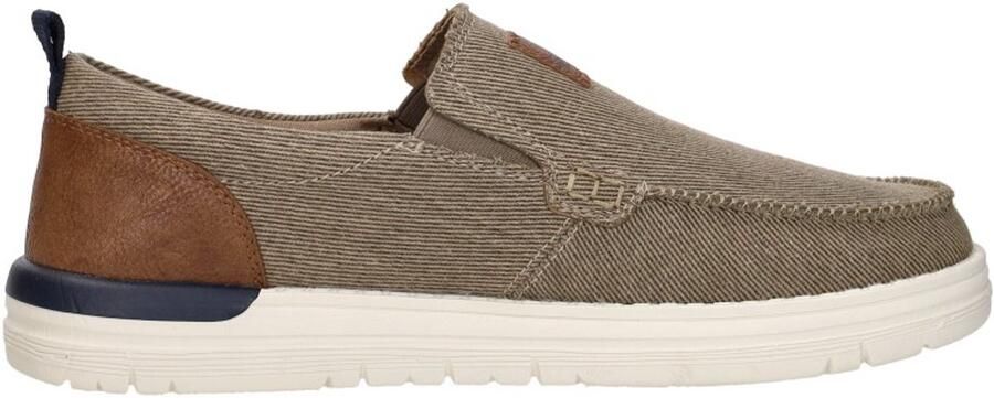 Mustang Sneakers Laag Sportief Beige