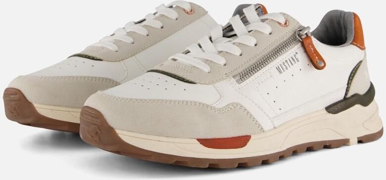 Mustang Shoes Sneakers plateausneaker veterschoen met sleehak - Foto 4