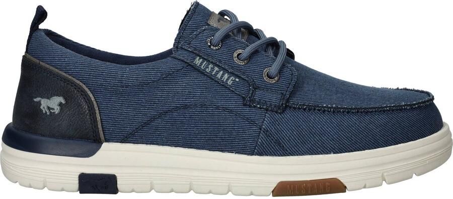 Mustang Veterschoenen Heren Blauw