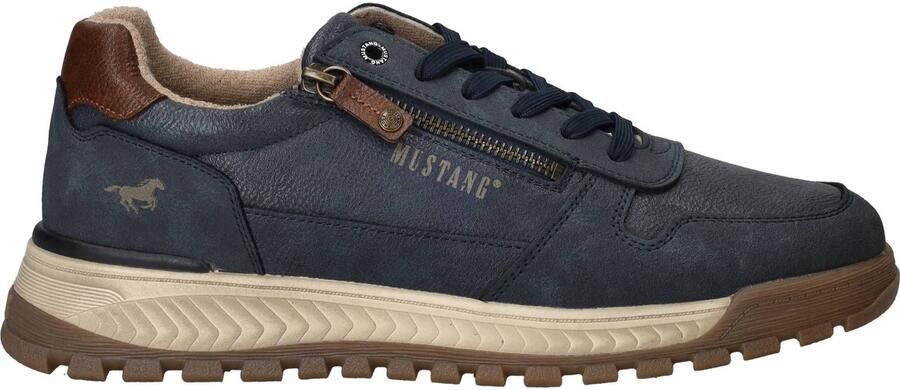 Mustang Veterschoenen Heren Blauw
