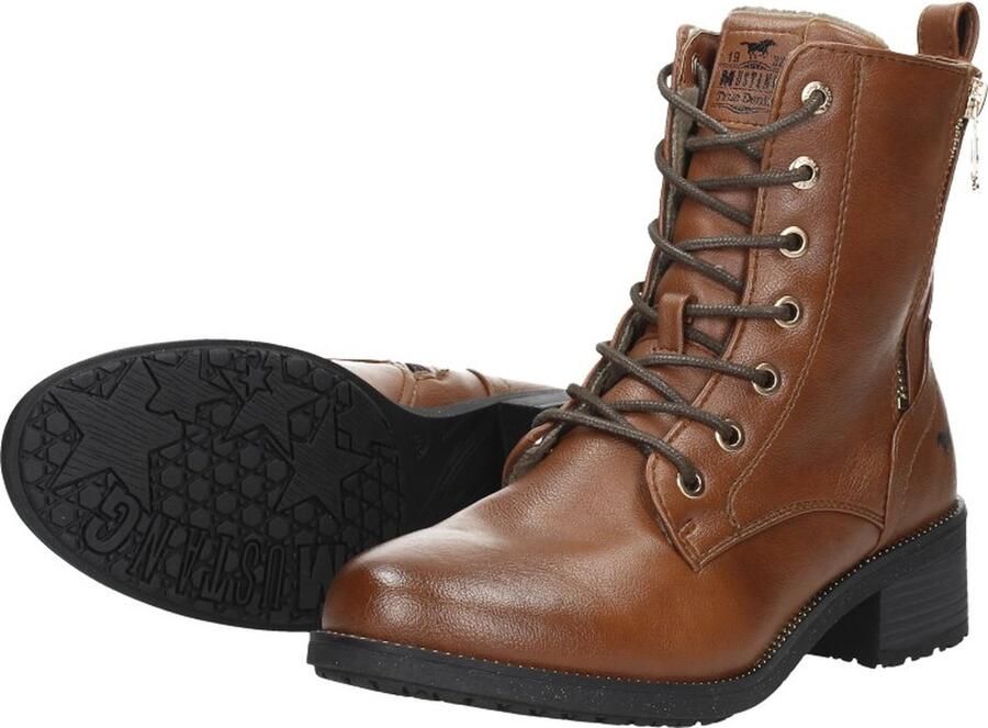 Mustang Shoes Winterlaarzen Puno High top sneaker veterboots met warme voering - Foto 4