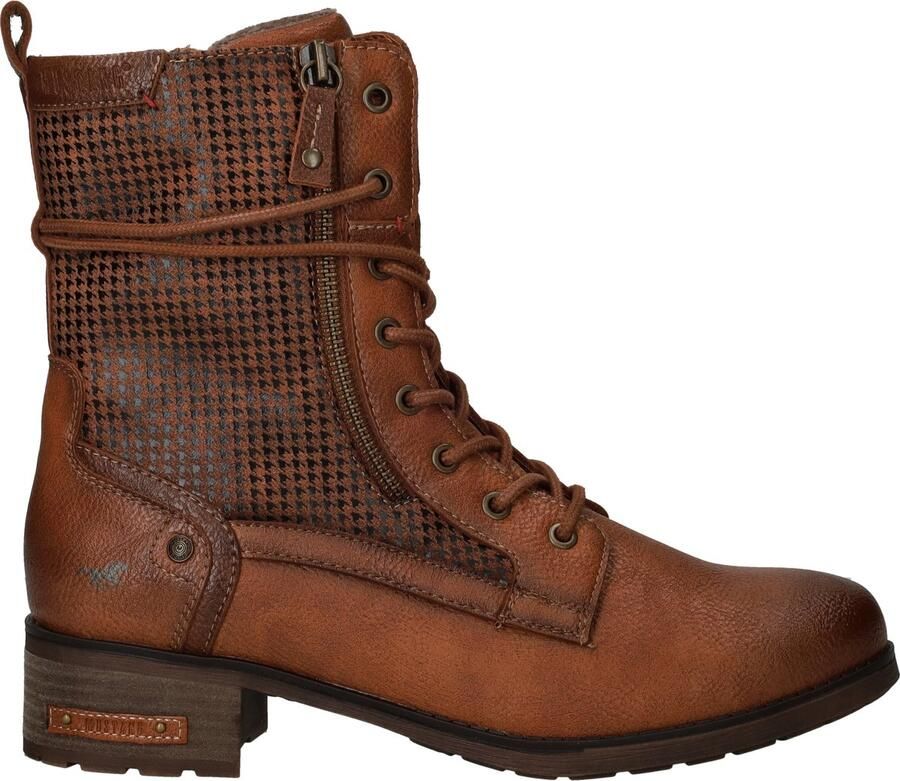 Mustang Veterschoenen Hoog Veterschoenen Hoog cognac