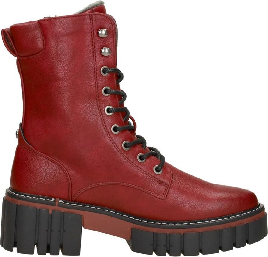 Mustang Veterschoenen Hoog Veterschoenen Hoog rood