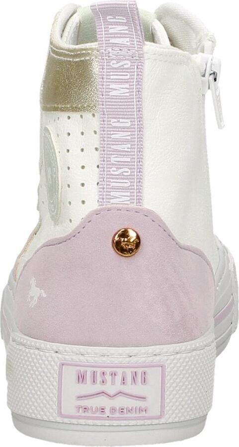 Mustang Veterschoenen Hoog Veterschoenen Hoog wit - Foto 9