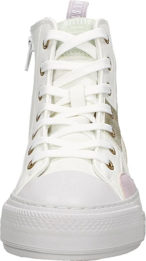 Mustang Veterschoenen Hoog Veterschoenen Hoog wit - Foto 7