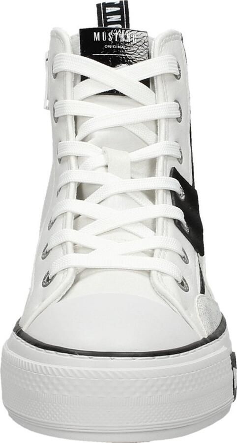 Mustang Veterschoenen Hoog Veterschoenen Hoog wit - Foto 8