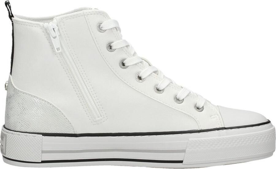 Mustang Veterschoenen Hoog Veterschoenen Hoog wit - Foto 4