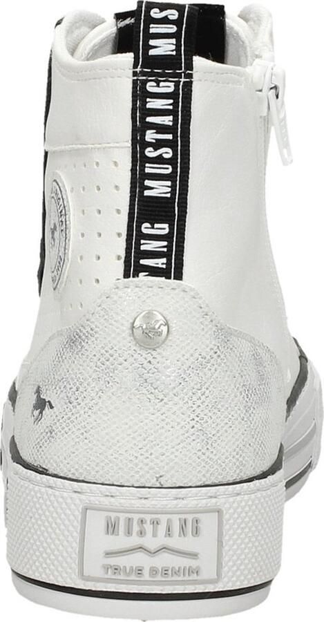 Mustang Veterschoenen Hoog Veterschoenen Hoog wit - Foto 10