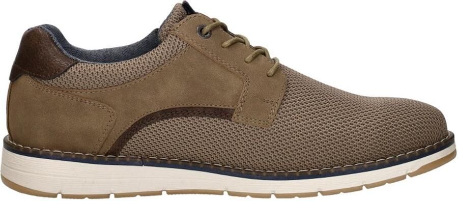 Mustang Veterschoenen Laag Veterschoenen Laag Beige - Foto 2