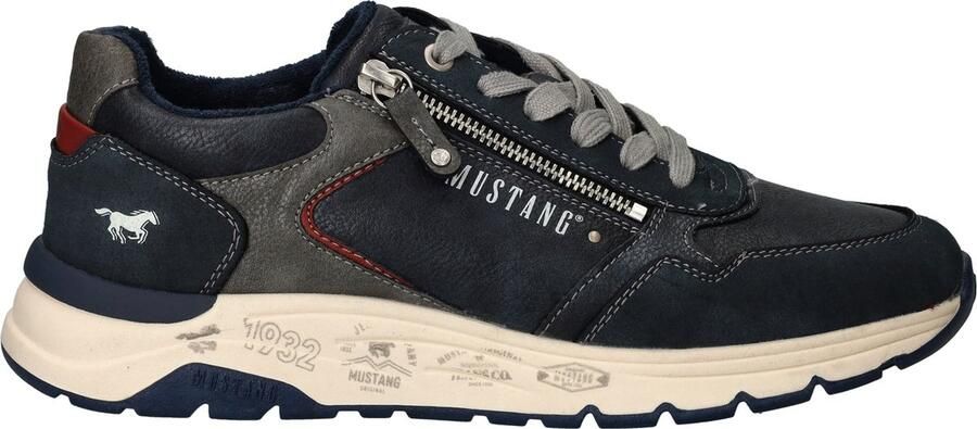 Mustang Veterschoenen Laag Veterschoenen Laag Blauw - Foto 2
