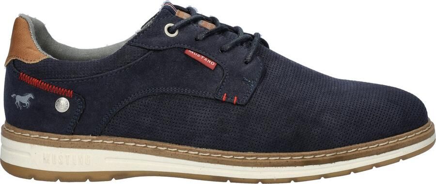 Mustang Veterschoenen Laag Veterschoenen Laag blauw