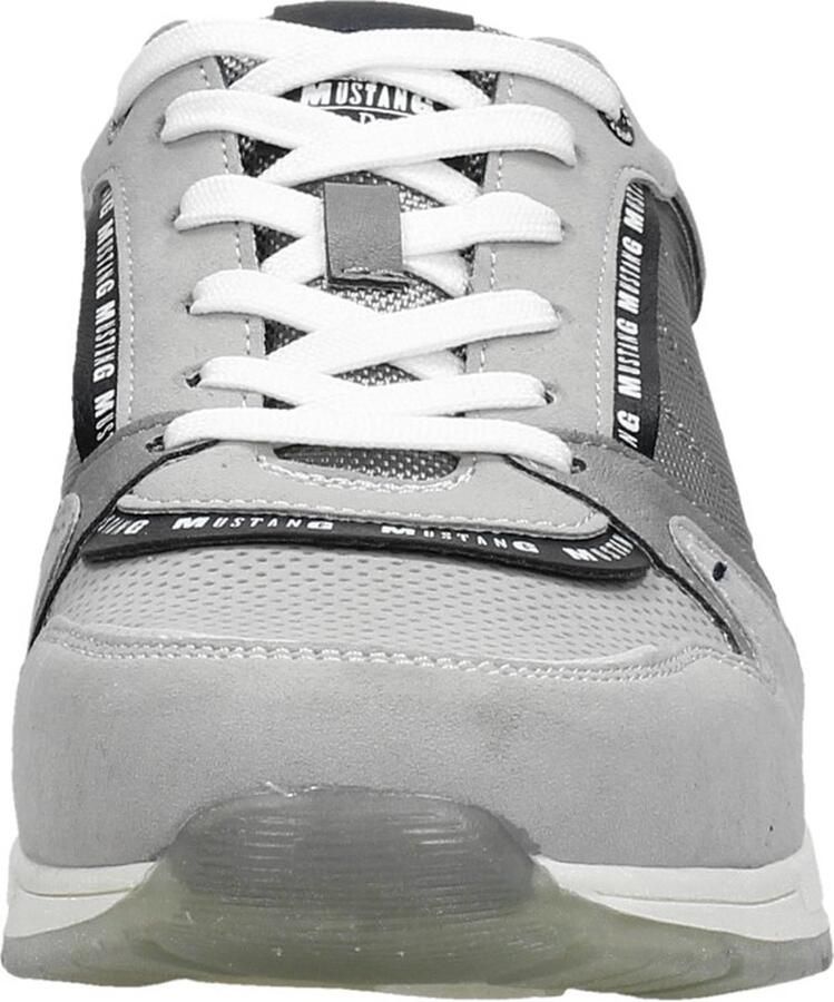 Mustang Veterschoenen Laag Veterschoenen Laag licht grijs - Foto 2